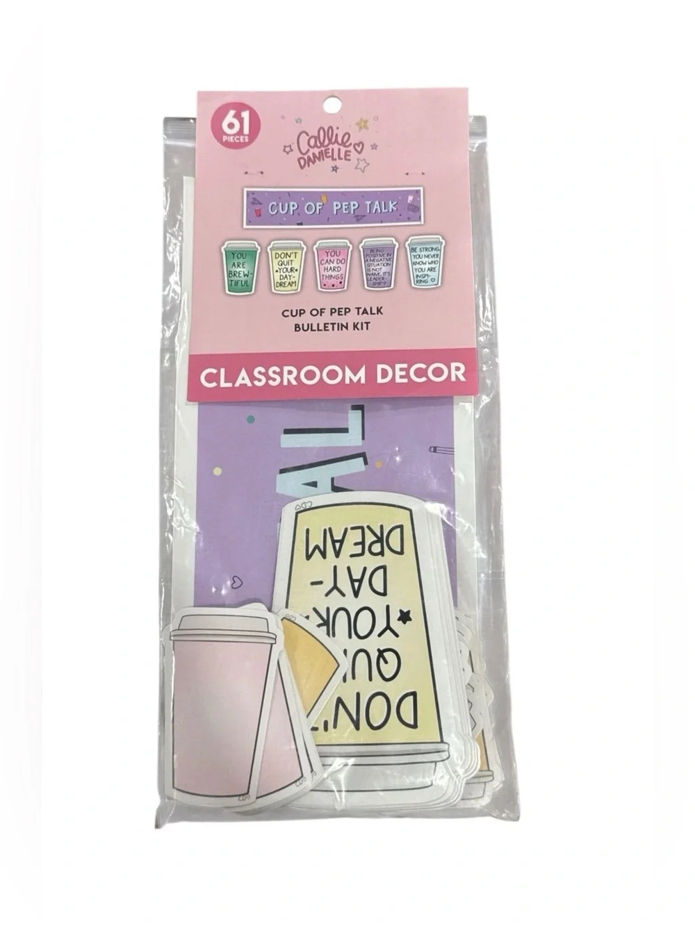 Inspirational Coffee-Themed Magnetic Notes - Pastel Assorted